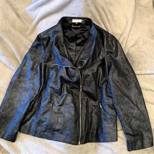 Black Faux Suede Jacket